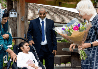 Her Majesty The Queen Visits Helen & Douglas House