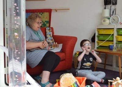 The role of music therapy at children’s hospices: We love music and so does Nathan
